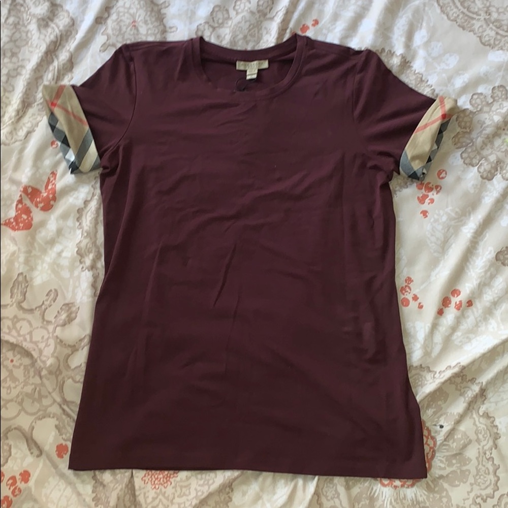 Burberry 3/4 sleeve shirt